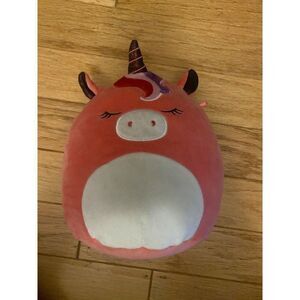 Squishmallows, 7" Gal The Unicorn, Multicolor stuffed plush toy